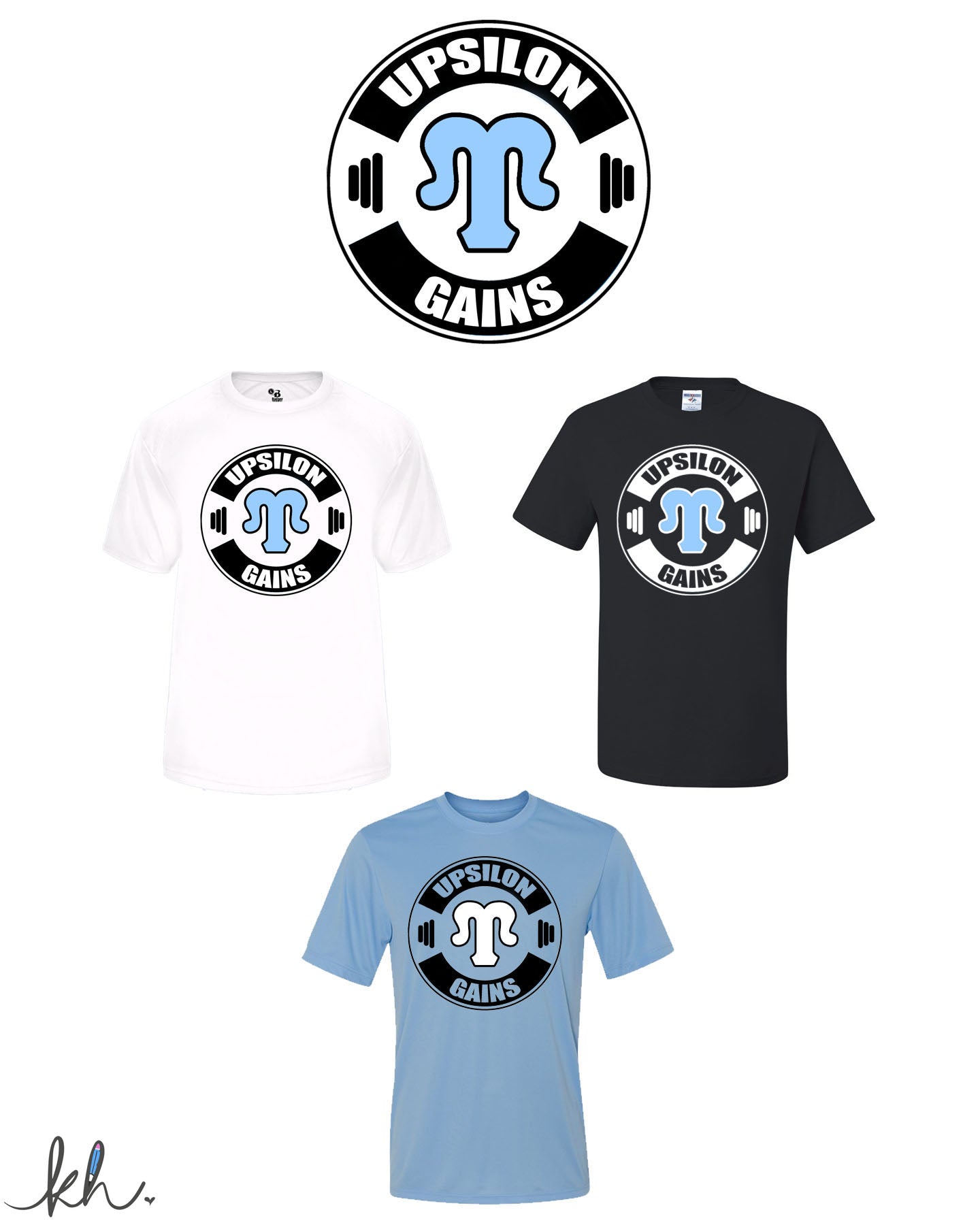 Upsilon Gains Dir Fit Tee