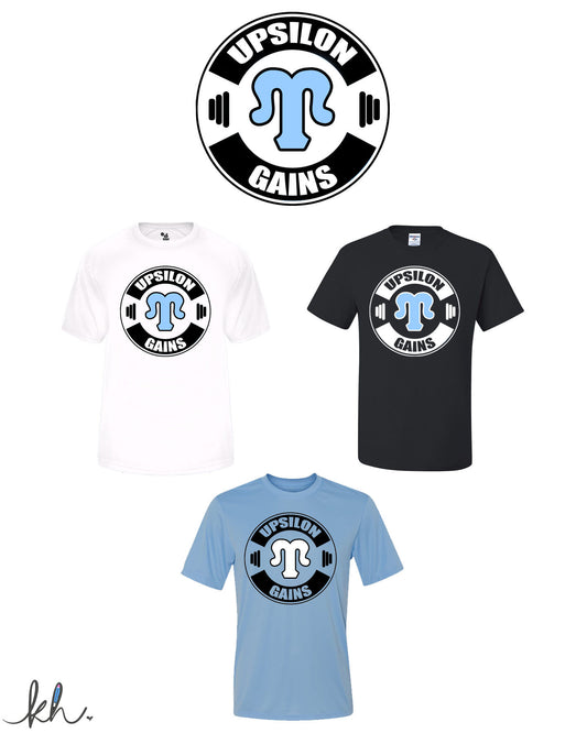 Upsilon Gains Dir Fit Tee
